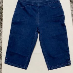 Women stretch jeans shorts